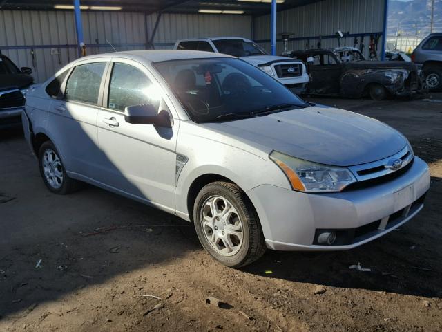 1FAHP35N78W274749 - 2008 FORD FOCUS SE SILVER photo 1