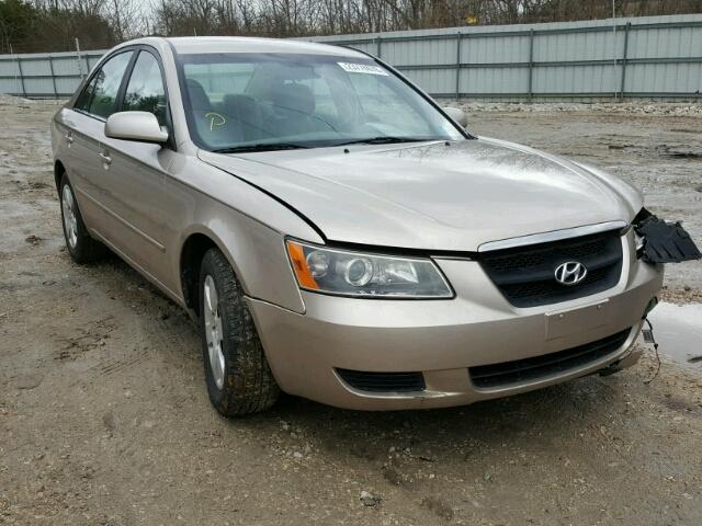 5NPET46C88H353753 - 2008 HYUNDAI SONATA GLS CREAM photo 1