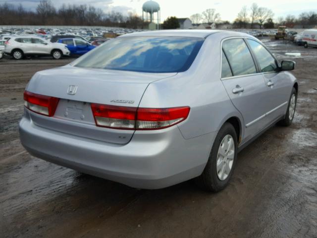 1HGCM56383A134545 - 2003 HONDA ACCORD LX SILVER photo 4