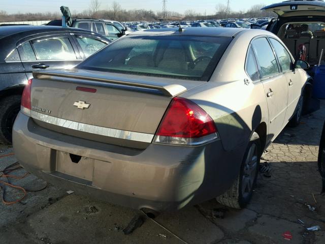 2G1WC58R379188538 - 2007 CHEVROLET IMPALA LT BEIGE photo 4