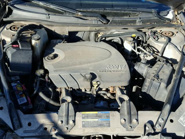 2G1WC58R379188538 - 2007 CHEVROLET IMPALA LT BEIGE photo 7