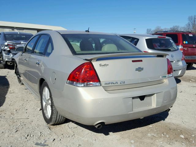 2G1WC5E33C1235804 - 2012 CHEVROLET IMPALA LTZ BEIGE photo 3