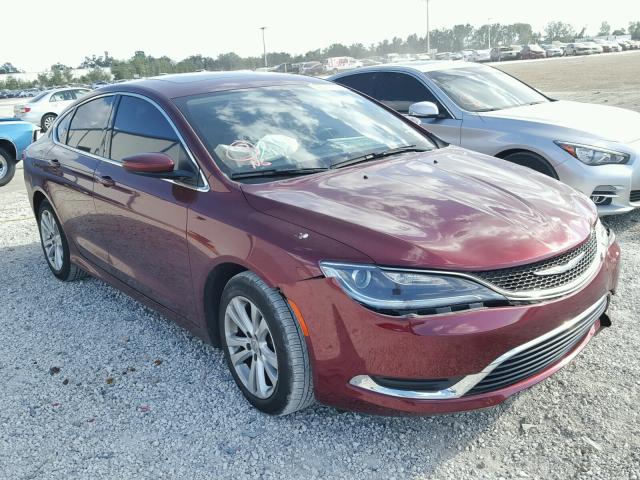 1C3CCCAB5GN133750 - 2016 CHRYSLER 200 LIMITE RED photo 1