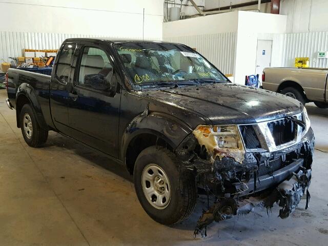 1N6BD06T88C446970 - 2008 NISSAN FRONTIER K BLACK photo 1