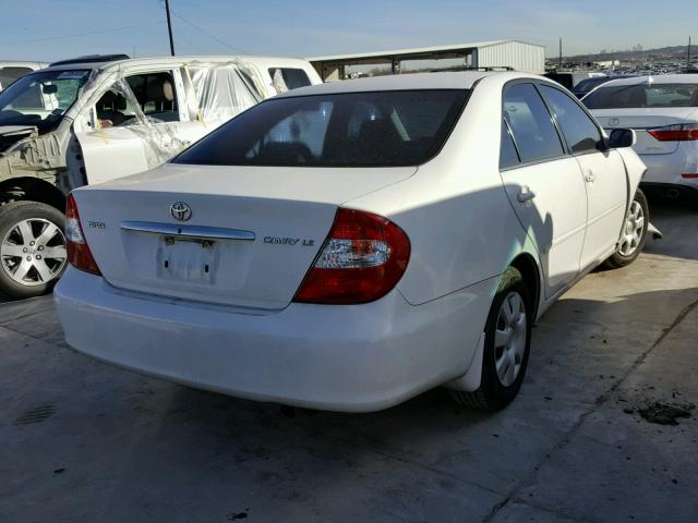 4T1BE32K94U325363 - 2004 TOYOTA CAMRY LE WHITE photo 4