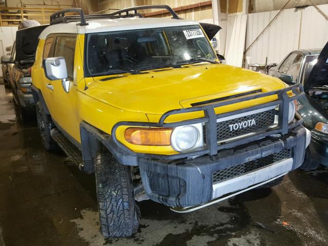 JTEBU11F08K011615 - 2008 TOYOTA FJ CRUISER YELLOW photo 1