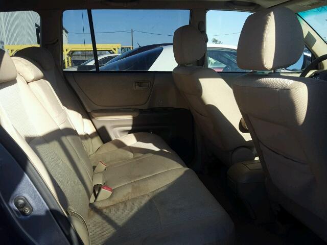 JTEEP21A560154440 - 2006 TOYOTA HIGHLANDER BLUE photo 6