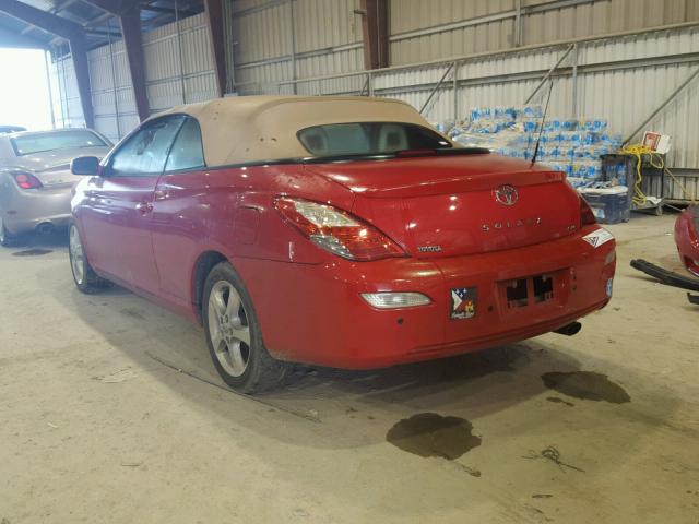 4T1FA38P97U120615 - 2007 TOYOTA CAMRY SOLA RED photo 3