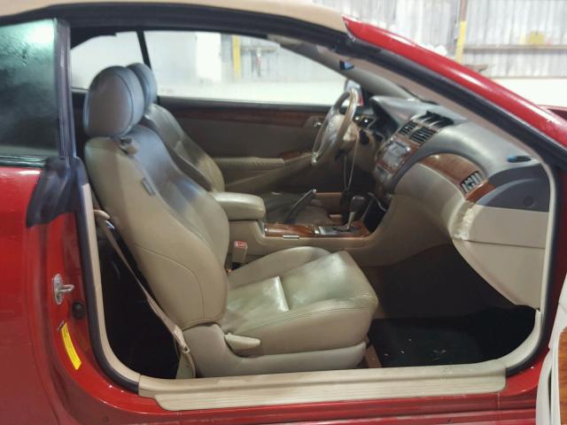 4T1FA38P97U120615 - 2007 TOYOTA CAMRY SOLA RED photo 5