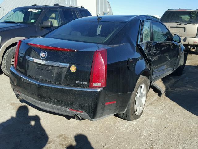 1G6DF577X80138806 - 2008 CADILLAC CTS BLACK photo 4