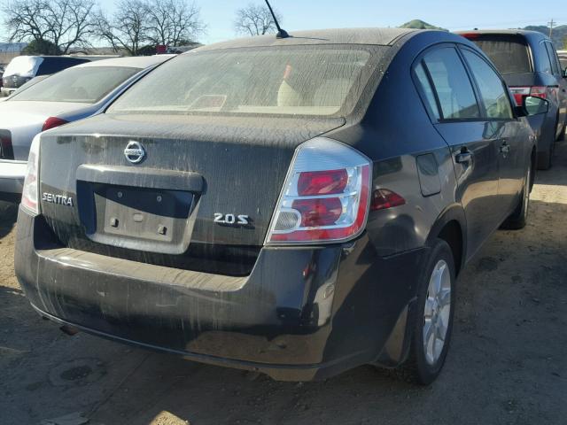 3N1AB61E97L637092 - 2007 NISSAN SENTRA 2.0 BLACK photo 4