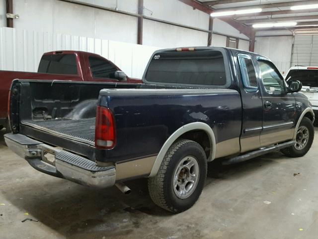 1FTRX17L3YKA67376 - 2000 FORD F150 BLUE photo 4