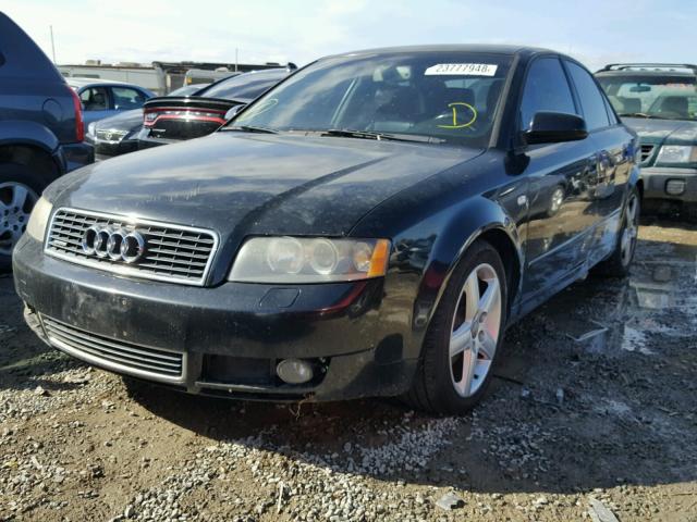 WAULC68E75A037567 - 2005 AUDI A4 1.8T QU BLACK photo 2