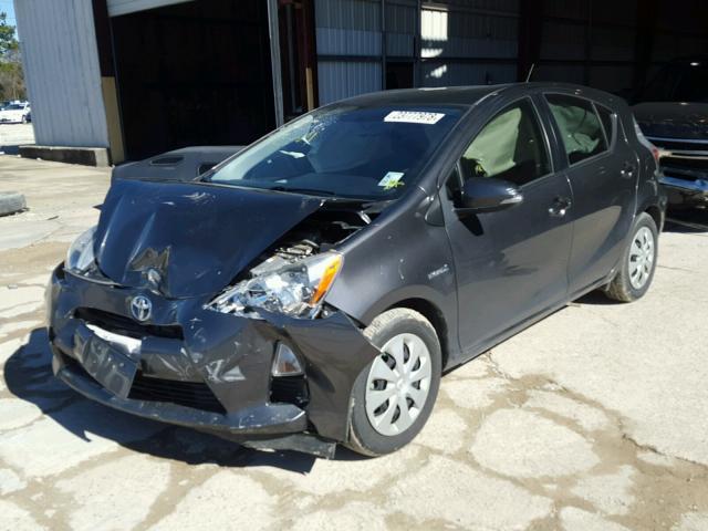 JTDKDTB39C1507757 - 2012 TOYOTA PRIUS C GRAY photo 2