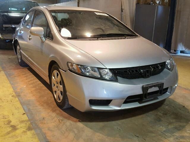 2HGFA16519H344933 - 2009 HONDA CIVIC LX SILVER photo 1