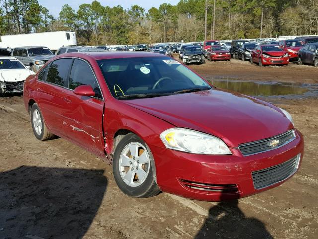 2G1WT58K969350321 - 2006 CHEVROLET IMPALA LT RED photo 1