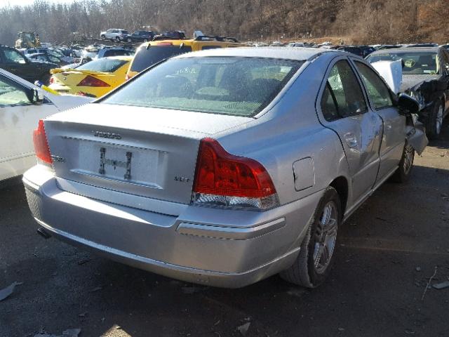 YV1RS592582676649 - 2008 VOLVO S60 2.5T SILVER photo 4