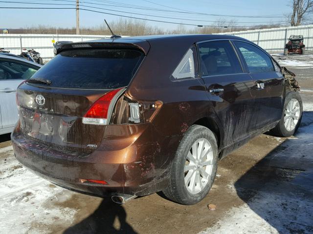 4T3BA3BB6BU027577 - 2011 TOYOTA VENZA BASE BROWN photo 4