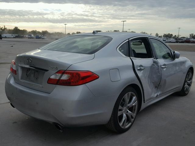 JN1BY1APXEM260024 - 2014 INFINITI Q70 3.7 GRAY photo 4