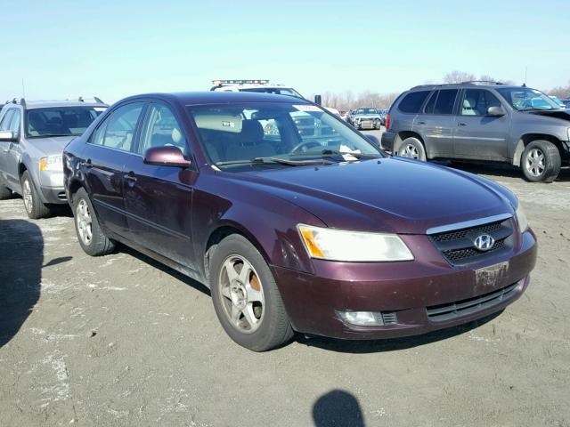 5NPEU46F06H086919 - 2006 HYUNDAI SONATA GLS MAROON photo 1