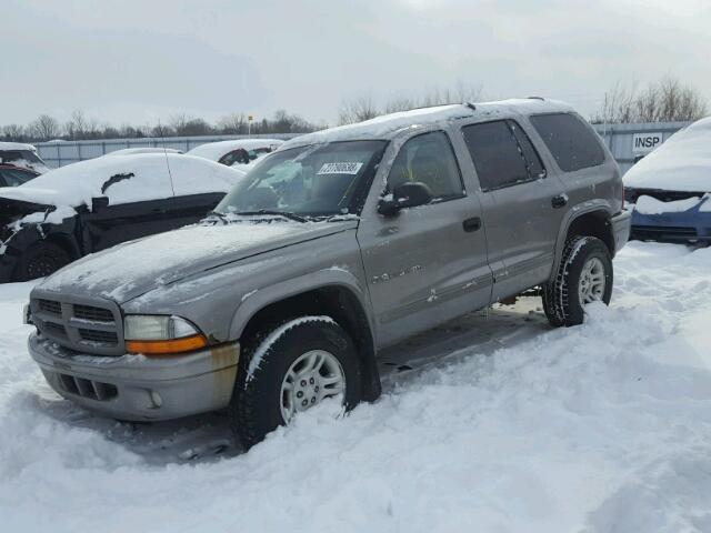 1B4HS28NX1F595086 - 2001 DODGE DURANGO GOLD photo 2