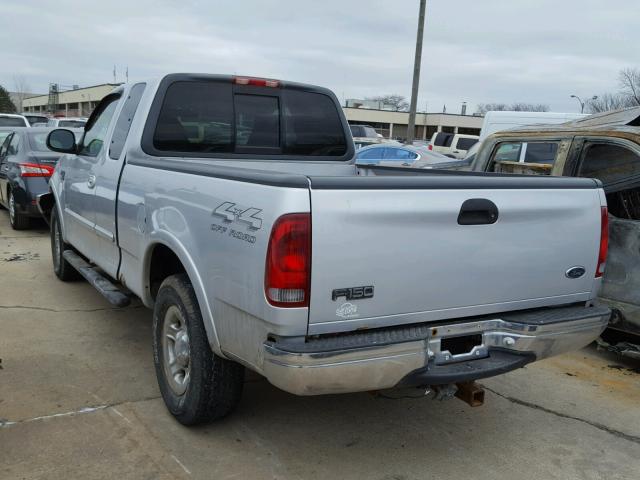 1FTRX18W6XKB84070 - 1999 FORD F150 Արծաթագույն լուսանկար 3