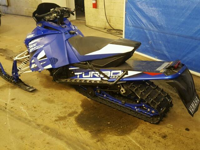 4UF8LY204JT000517 - 2018 YAMAHA SIDEWINDER BLUE photo 3