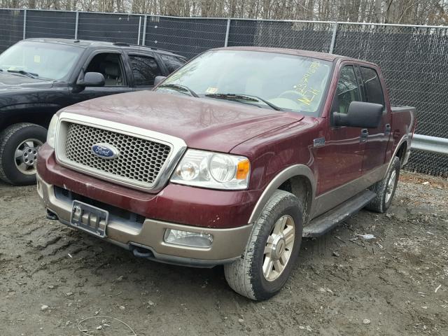 1FTPW145X4KC59548 - 2004 FORD F150 SUPER RED photo 2