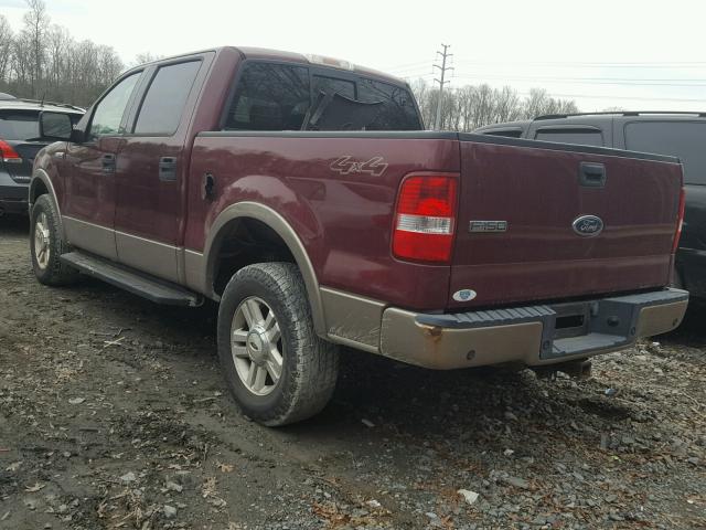 1FTPW145X4KC59548 - 2004 FORD F150 SUPER RED photo 3