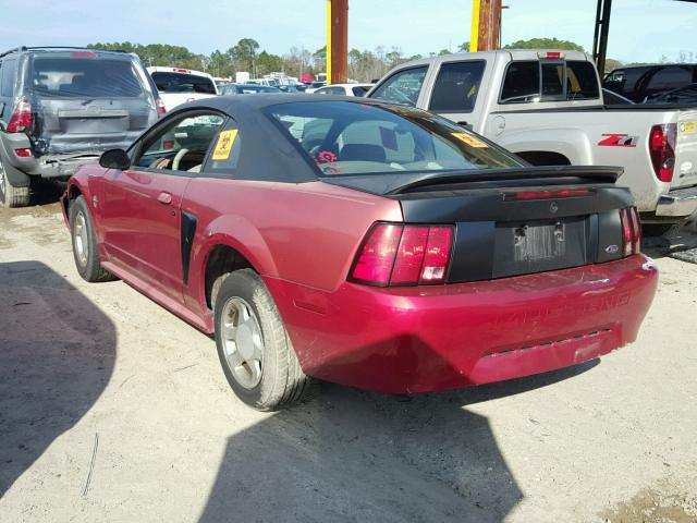 1FAFP4042YF203860 - 2000 FORD MUSTANG RED photo 3