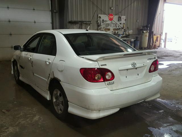 2T1BR32E06C687228 - 2006 TOYOTA COROLLA CE WHITE photo 3