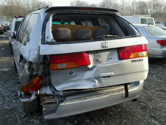 2HKRL18612H505158 - 2002 HONDA ODYSSEY EX SILVER photo 9