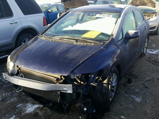 2HGFA1F84BH545354 - 2011 HONDA CIVIC EX ლურჯი ფოტო 2
