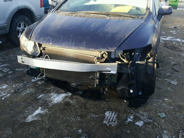 2HGFA1F84BH545354 - 2011 HONDA CIVIC EX ლურჯი ფოტო 9