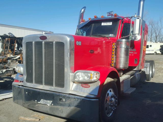 1XPXDB9X9BD124132 - 2011 PETERBILT 389 RED photo 2