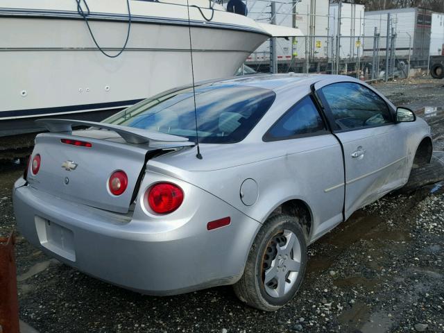 1G1AK15F377391124 - 2007 CHEVROLET COBALT LS SILVER photo 4