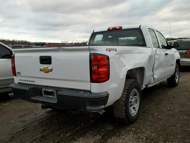 1GCVKNEC4GZ284609 - 2016 CHEVROLET SILVERADO WHITE photo 4