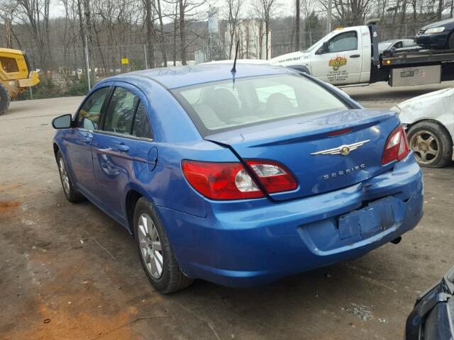 1C3LC46K77N509640 - 2007 CHRYSLER SEBRING BLUE photo 3