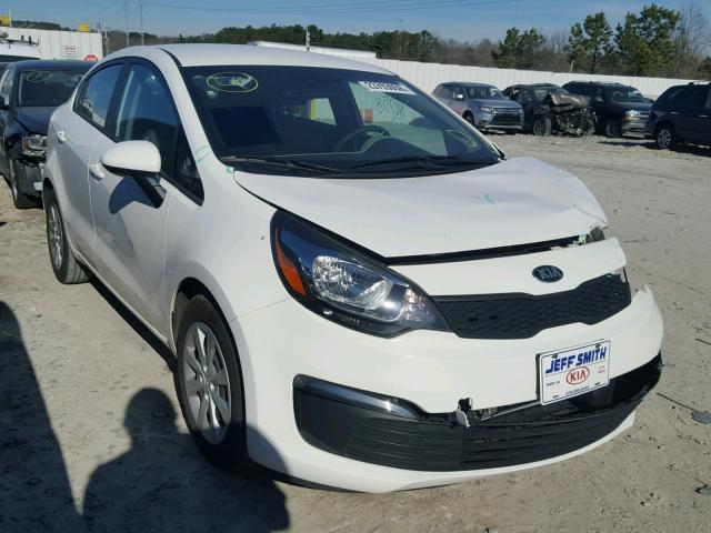 KNADM4A33H6115753 - 2017 KIA RIO LX WHITE photo 1