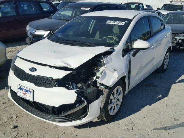 KNADM4A33H6115753 - 2017 KIA RIO LX Սպիտակ լուսանկար 2