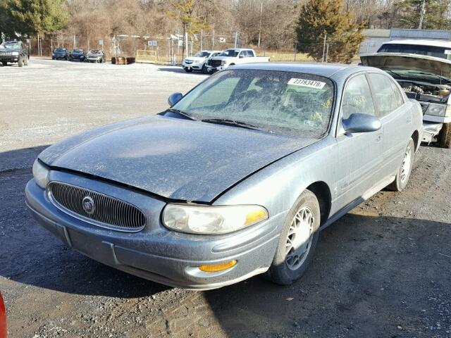 1G4HR54K51U210956 - 2001 BUICK LESABRE LI BLUE photo 2