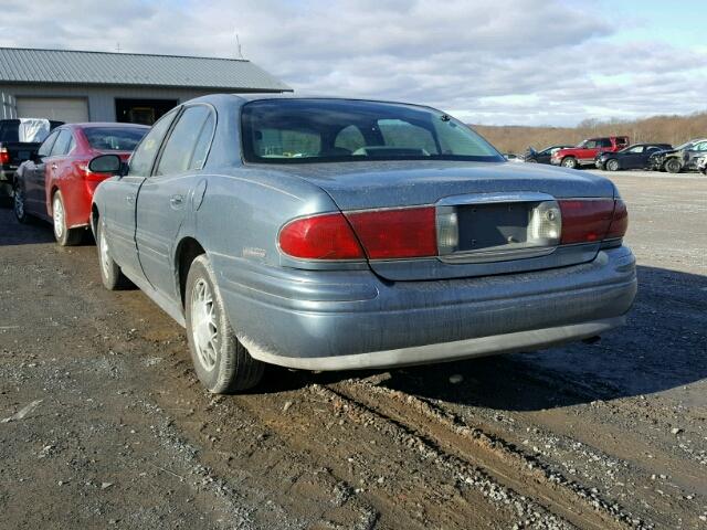 1G4HR54K51U210956 - 2001 BUICK LESABRE LI BLUE photo 3