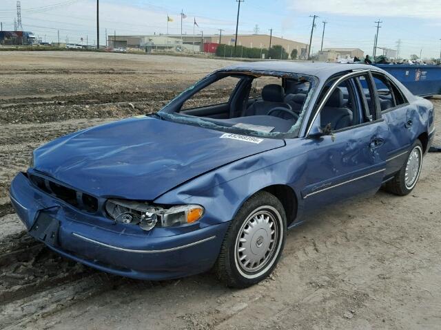 2G4WY52M1W1439264 - 1998 BUICK CENTURY LI BLUE photo 2