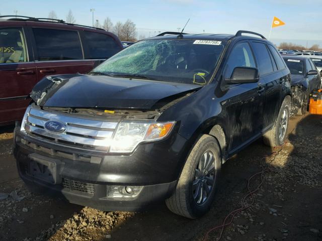 2FMDK39C47BB05316 - 2007 FORD EDGE SEL P BLACK photo 2