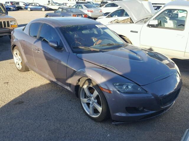 JM1FE17N550157713 - 2005 MAZDA RX8 GRAY photo 1