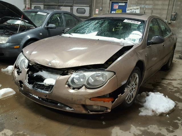 2C3HE66G41H548497 - 2001 CHRYSLER 300M BROWN photo 2