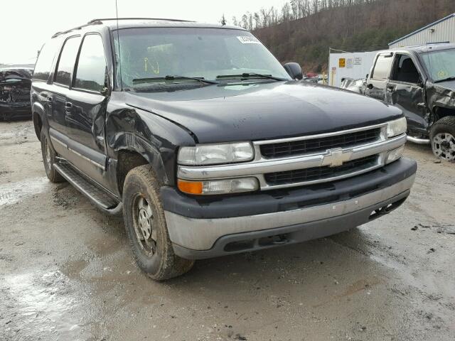 3GNFK16Z82G177935 - 2002 CHEVROLET SUBURBAN K BLACK photo 1