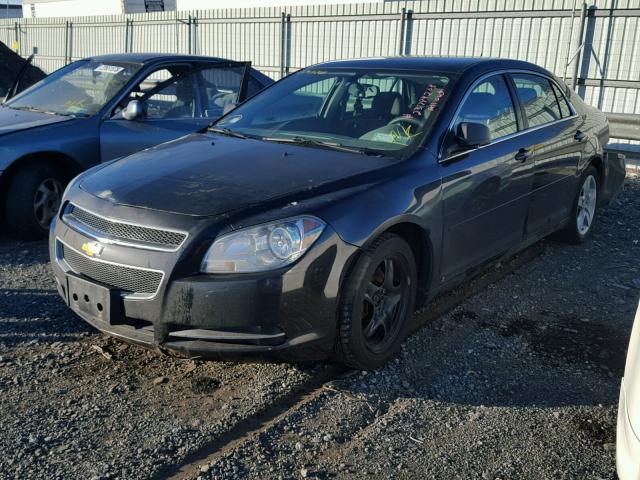 1G1ZG57B994206102 - 2009 CHEVROLET MALIBU LS BLACK photo 2