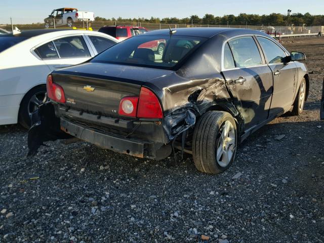 1G1ZG57B994206102 - 2009 CHEVROLET MALIBU LS BLACK photo 4