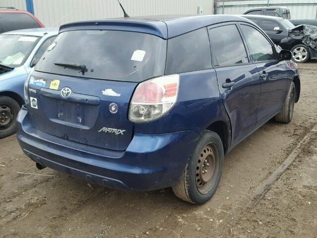 2T1KR32E47C640754 - 2007 TOYOTA COROLLA MA BLUE photo 4